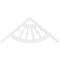 Ekena Millwork Pitch Classic Wagon Wheel Architectural Grade PVC Gable Pediment, 36"W x 15"H x 1"P (10/12) GPP036X015X100CWW - alternate 5